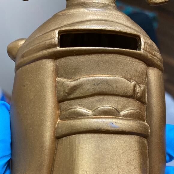 Vintage Good Fortune Fu Lu Shou Figurine Statue coin bank travel souvenir UNIQUE - Picture 8 of 13